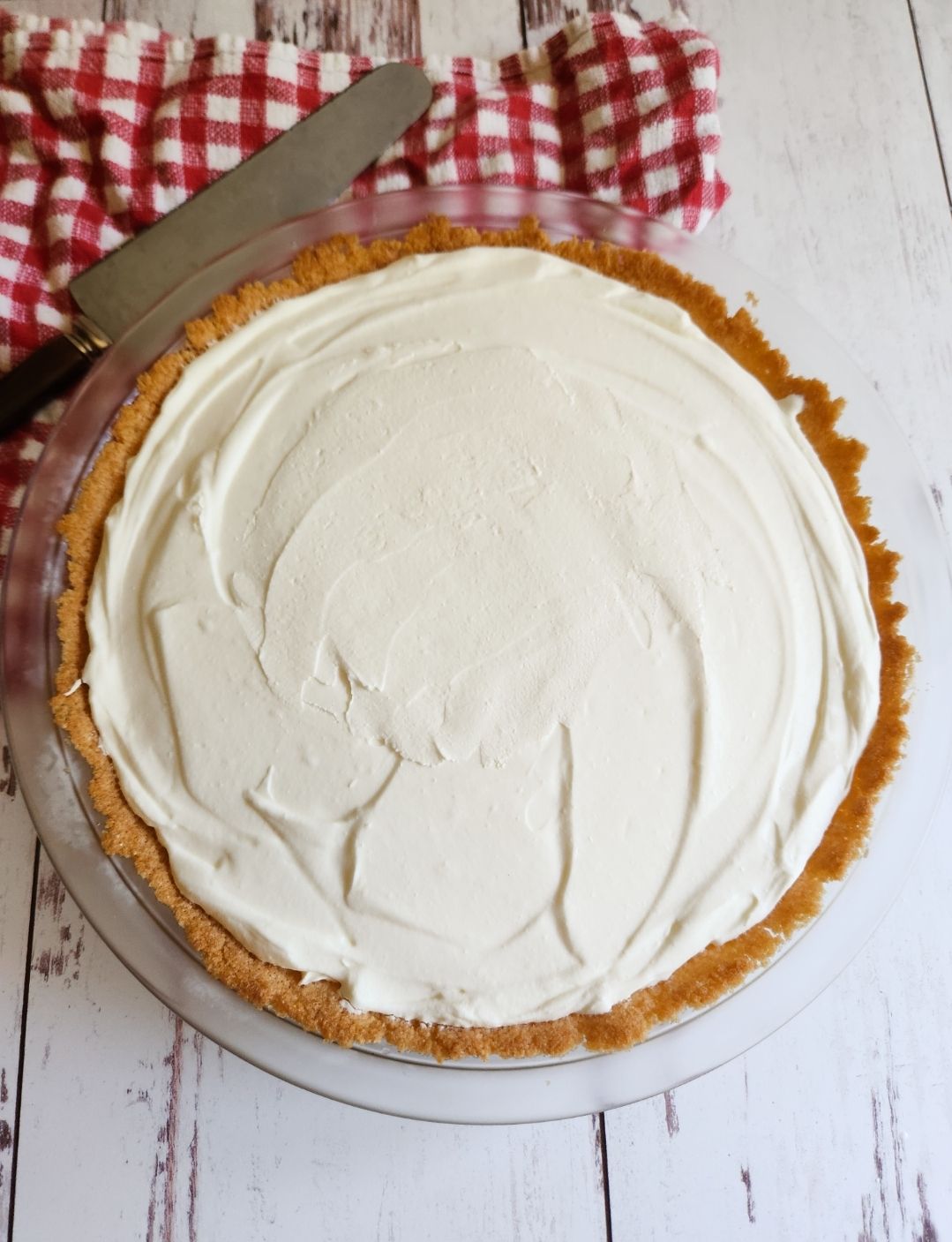 5 ingredient no bake gluten free cheesecake recipe.