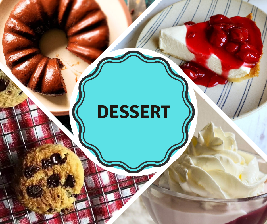 Low carb gluten free dessert recipes.