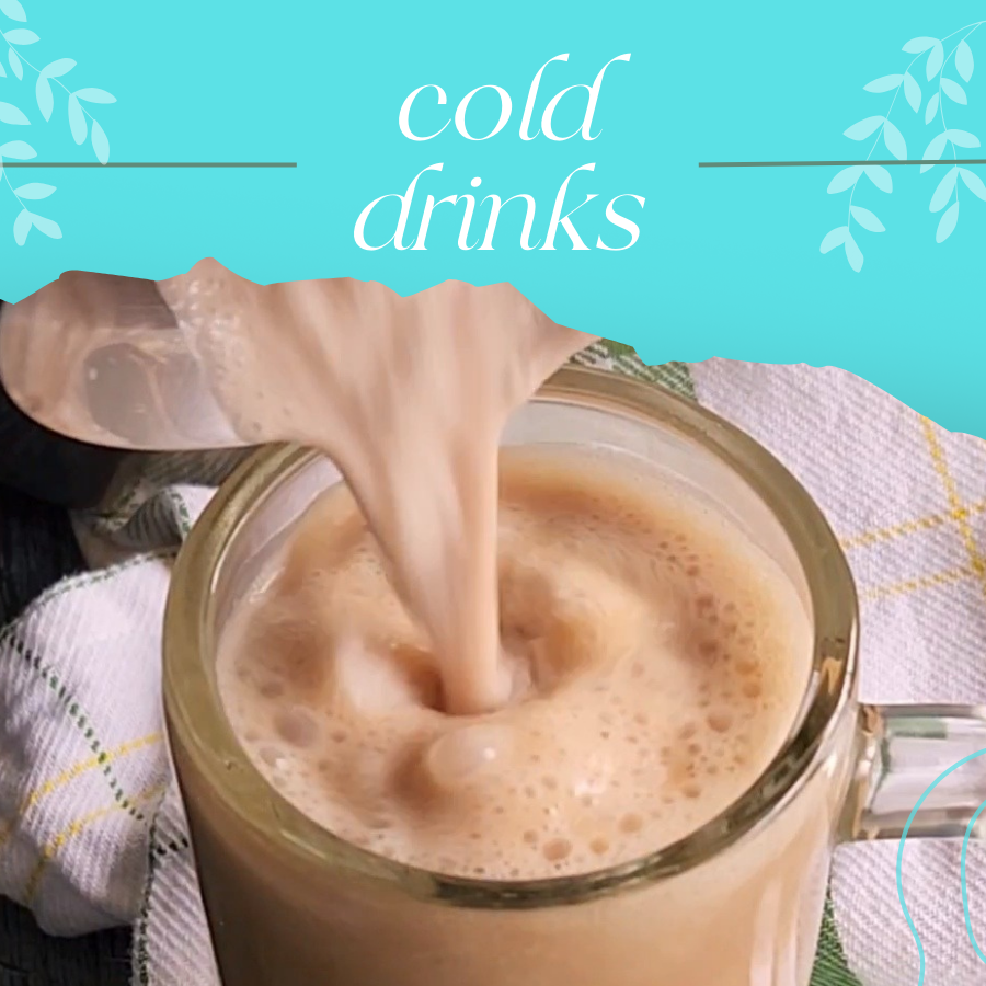 Low carb gluten free cold drinks.