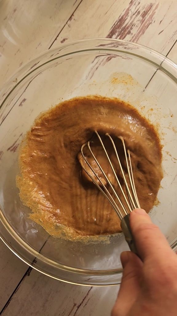 Wet ingredients for Easy gluten free zucchini bread with yellow squash recipe.