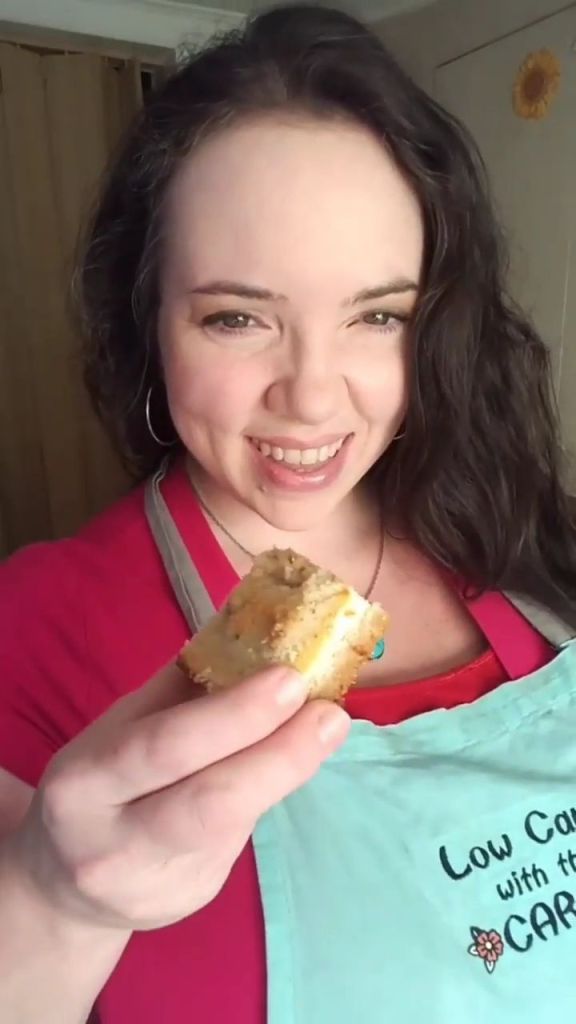 Easy gluten free low carb pumpkin cheesecake bars.