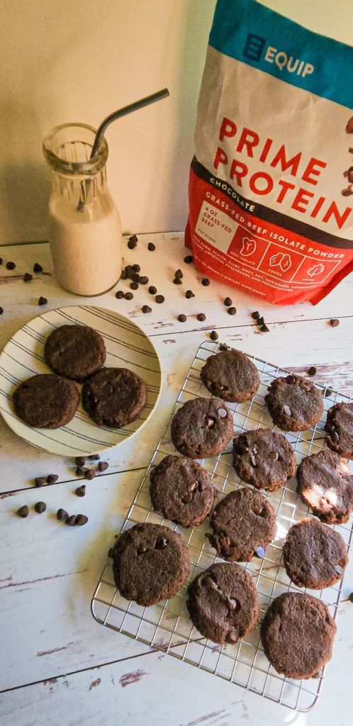 Gluten Free Keto Almond Butter Protein Cookies Recipe.