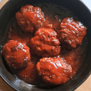 Easy Gluten Free BBQ Skillet Hamburger Steak Recipe.