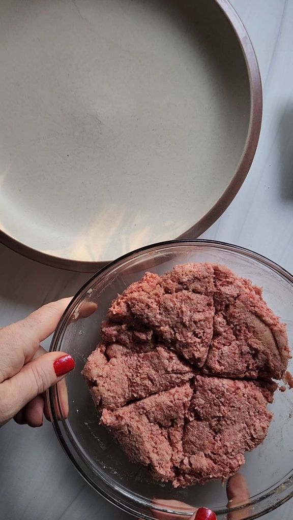Easy Gluten Free BBQ Skillet Hamburger Steak Recipe being made.