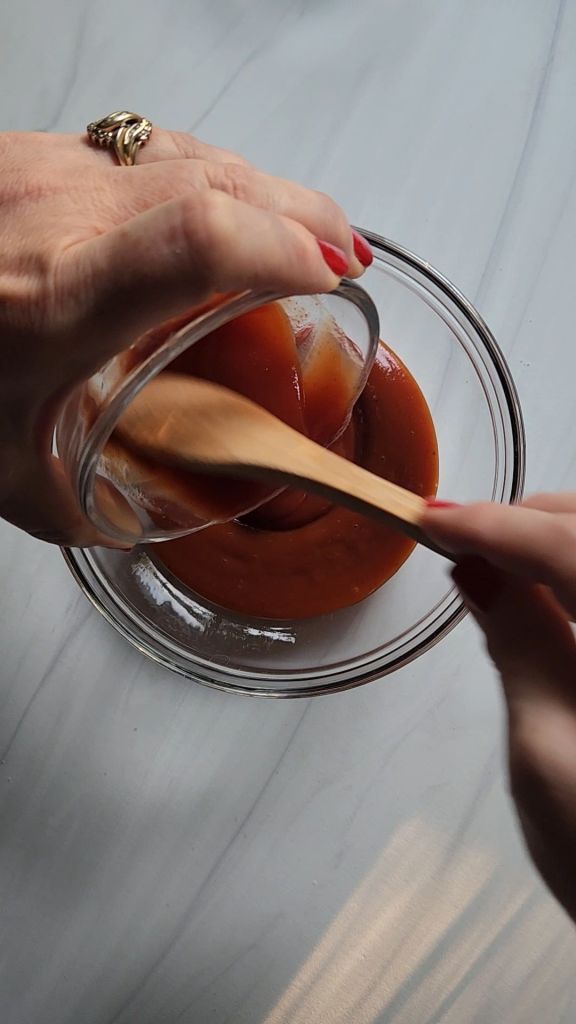 Sauce for Easy Gluten Free BBQ Skillet Hamburger Steak Recipe.