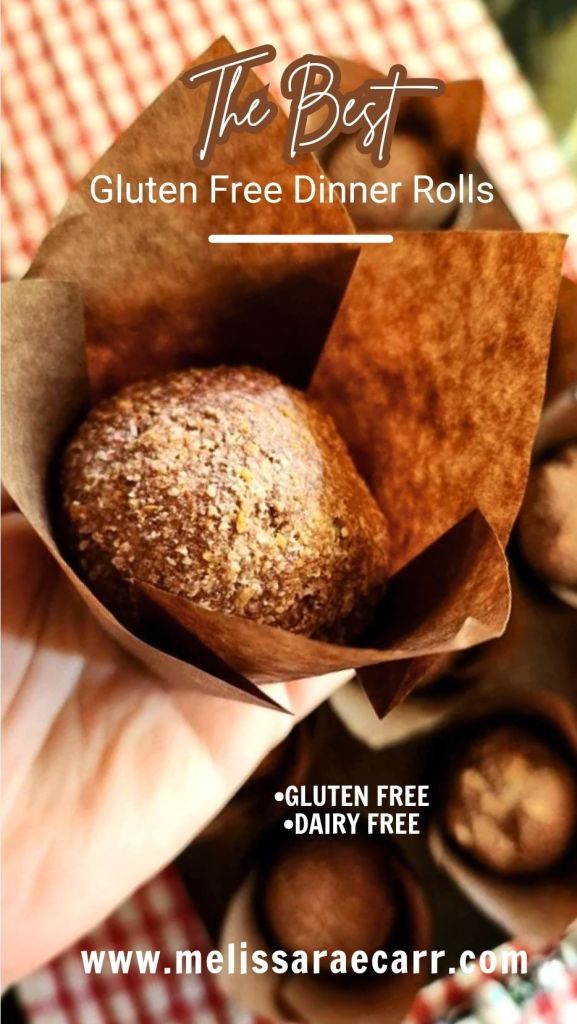 The best gluten free low carb bread recipe made into small rolls in a muffin tin.