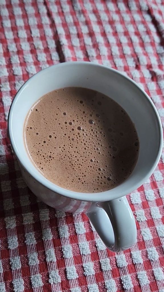 Low carb dairy free copycat Starbucks hot chocolate.