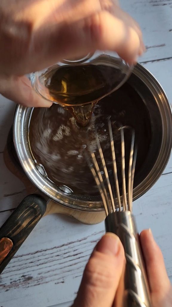 Adding vanilla to Low carb copycat starbucks brown sugar syrup recipe.