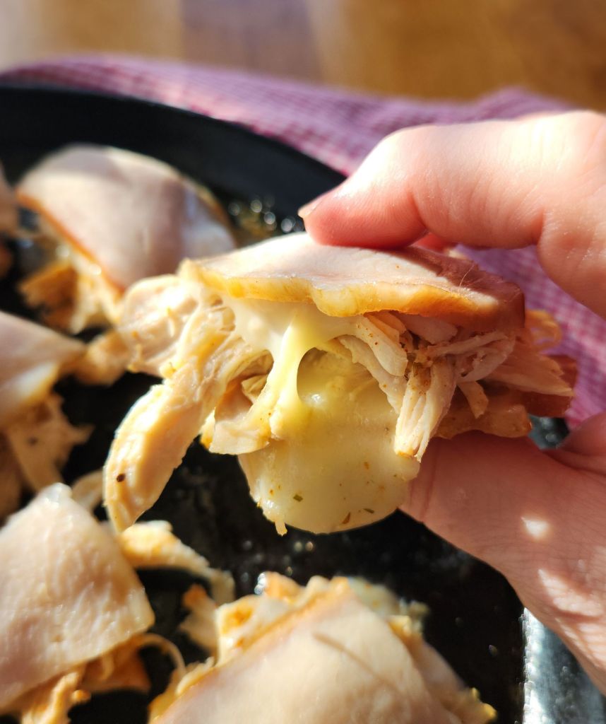 Easy gluten free cordon bleu chicken sliders recipe.