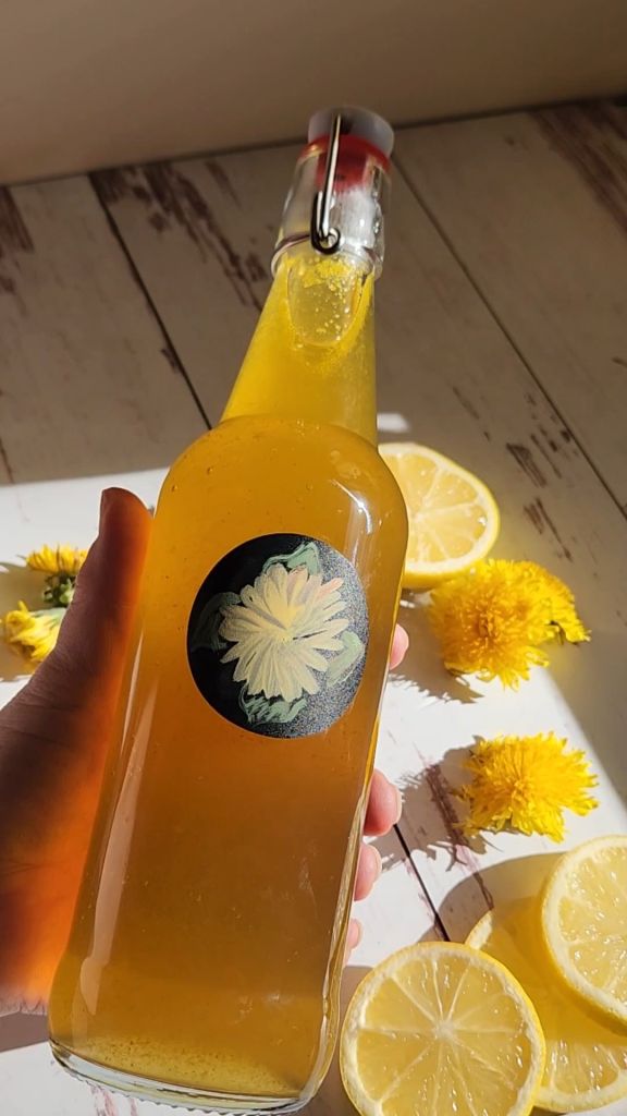 Dandelion syrup